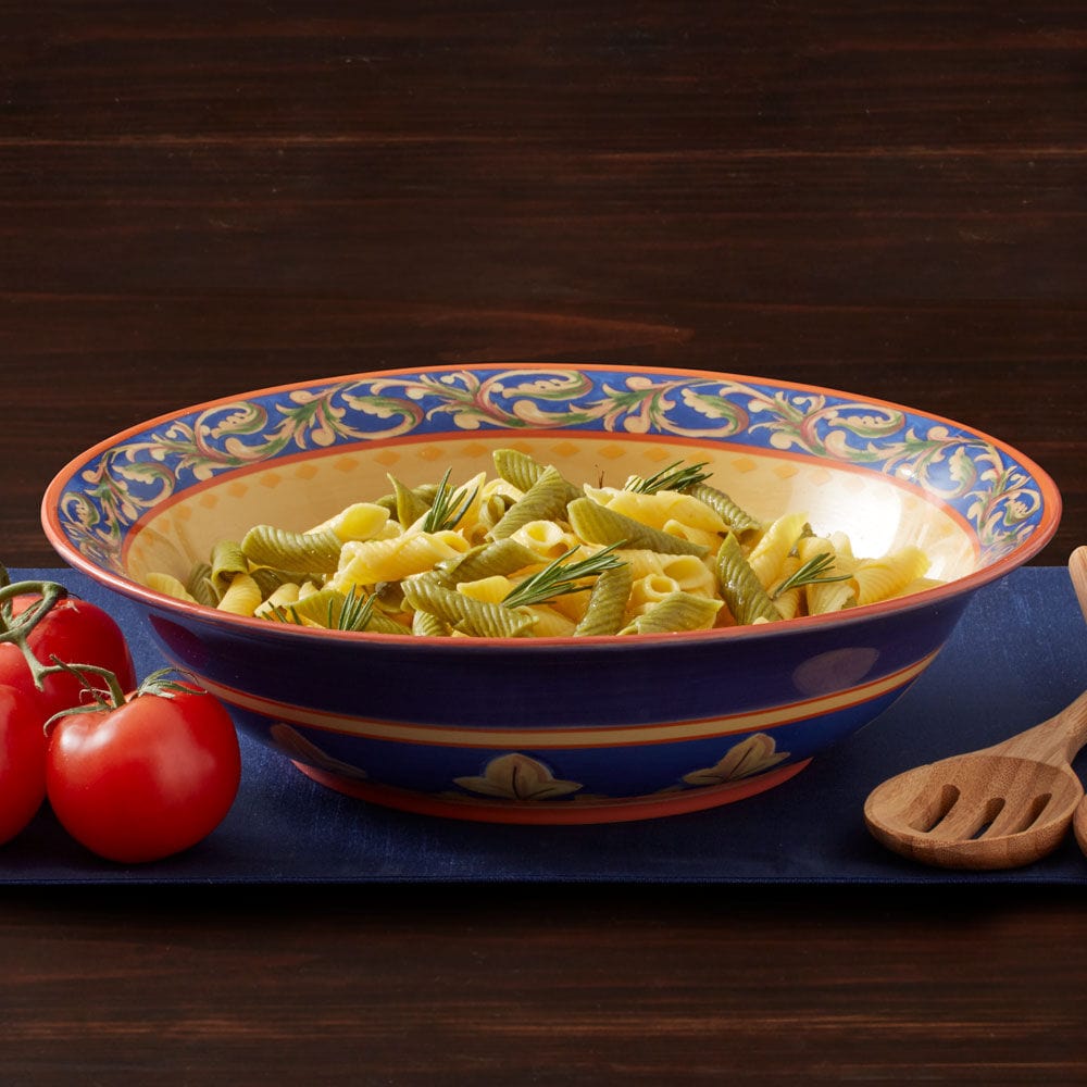 Dinnerware, Villa della Luna Large Pasta Serve Bowl, Dishwasher-Safe Care for Family Dining, Serving and Entertaining image 1