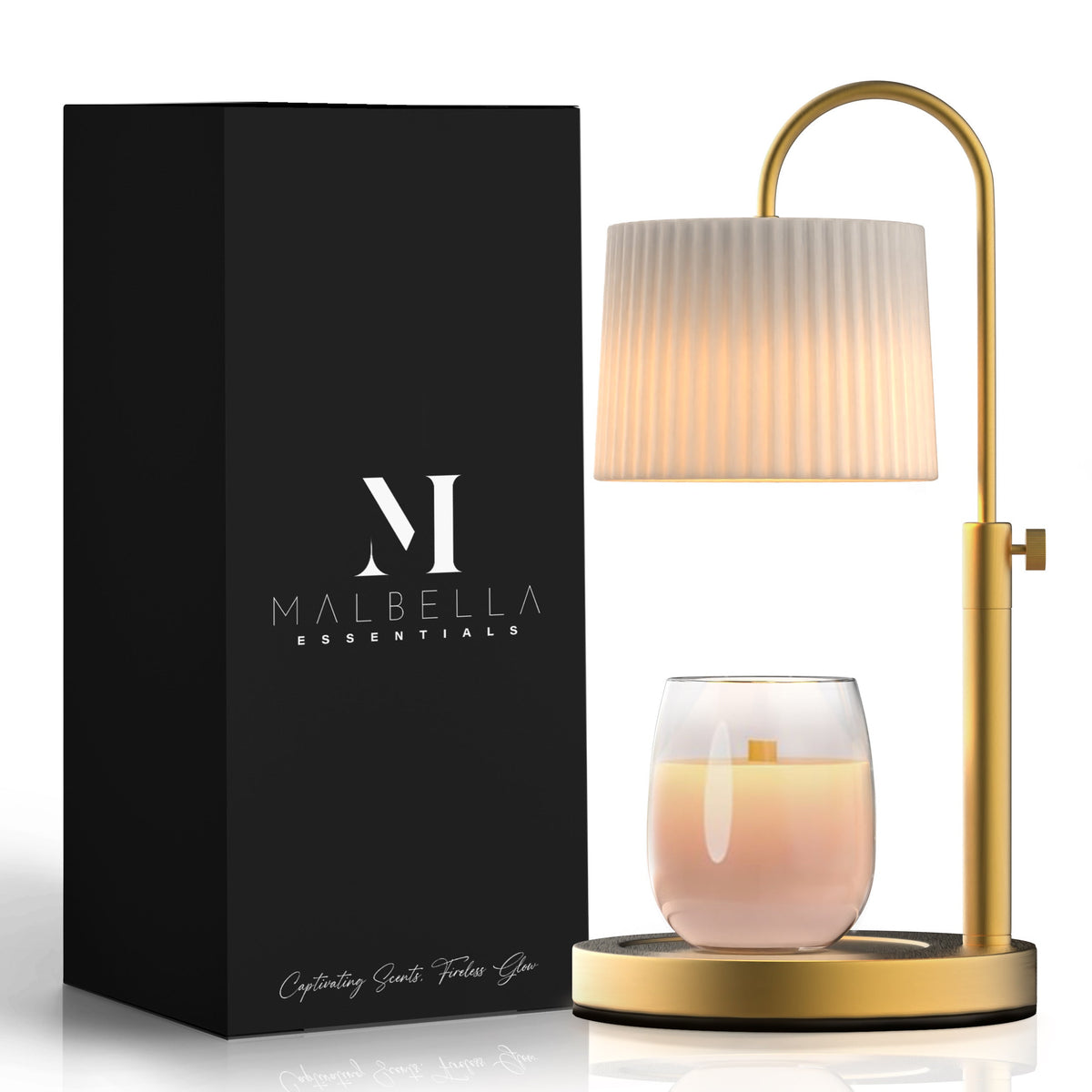 Decorative Candle, COMO Warmer, Adjustable Design for Entryways, Mantels and Everyday Home Ambience image 1