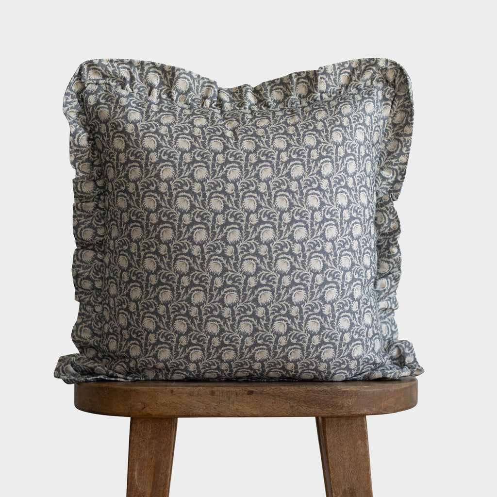 Decorative Pillow Cover Set, Quinn Ruffle 18" 22", Machine-Washable Care for Sofas, Beds and Living Room Accents, 2 Size Options image 1