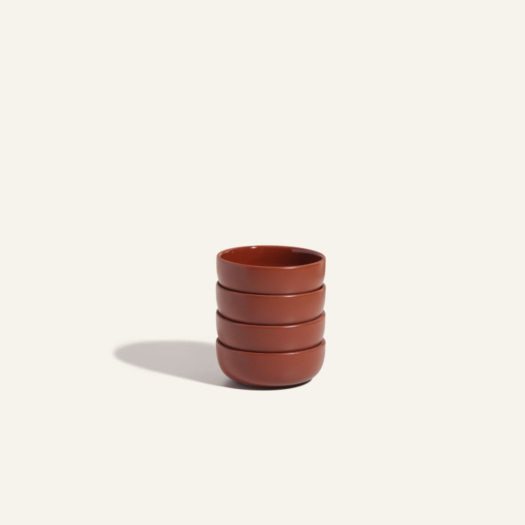 Dinnerware, Tiny Bowls, Ceramic Construction for Family Dining, Serving and Entertaining, 5 Color Options image 1