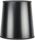 Lamp Shade, 12"W x 12"H Black Parchment Gold Lined Drum for Table Lamps, Floor Lamps and Home Lighting image 1