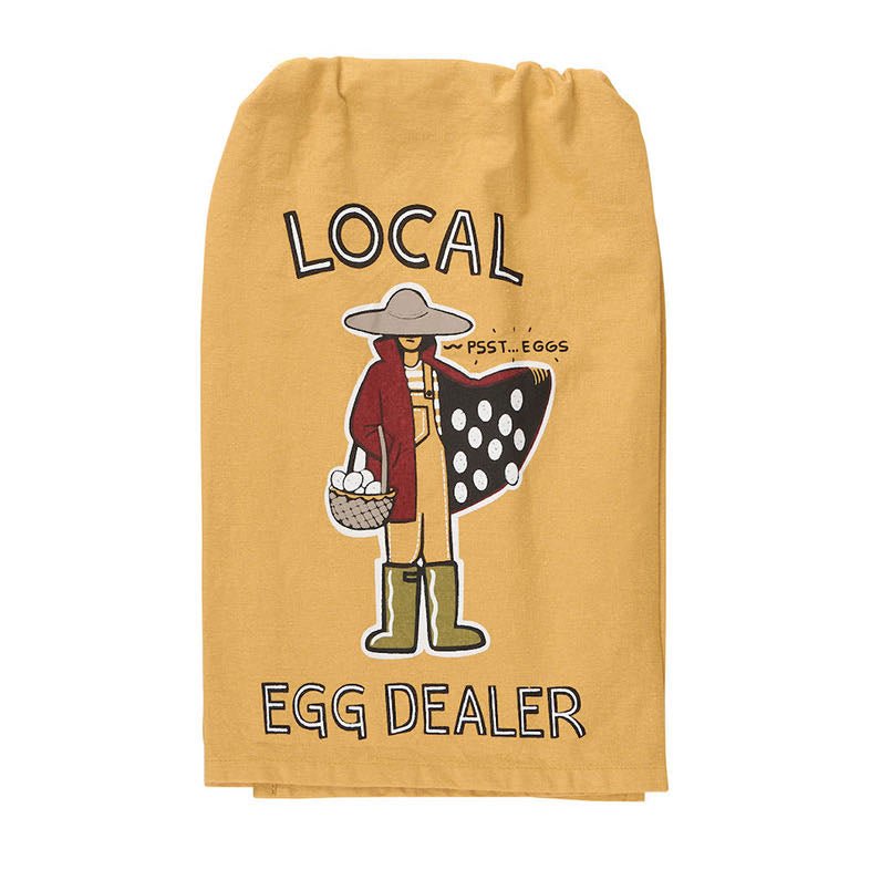 Kitchen Tea Towel Set, Local Egg Dealer for Cooking Areas, Hand Drying and Kitchen Decor, Designed for Everyday Home Use image 1
