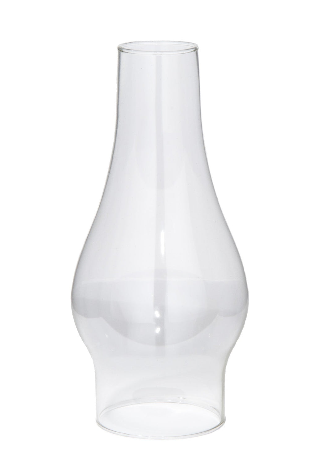 Glass Lamp Chimney, 3" Fitter, 8 1 2" Tall Clear Globe (57932) for Vintage Lamps, Replacement Glass and Lighting Repairs image 1