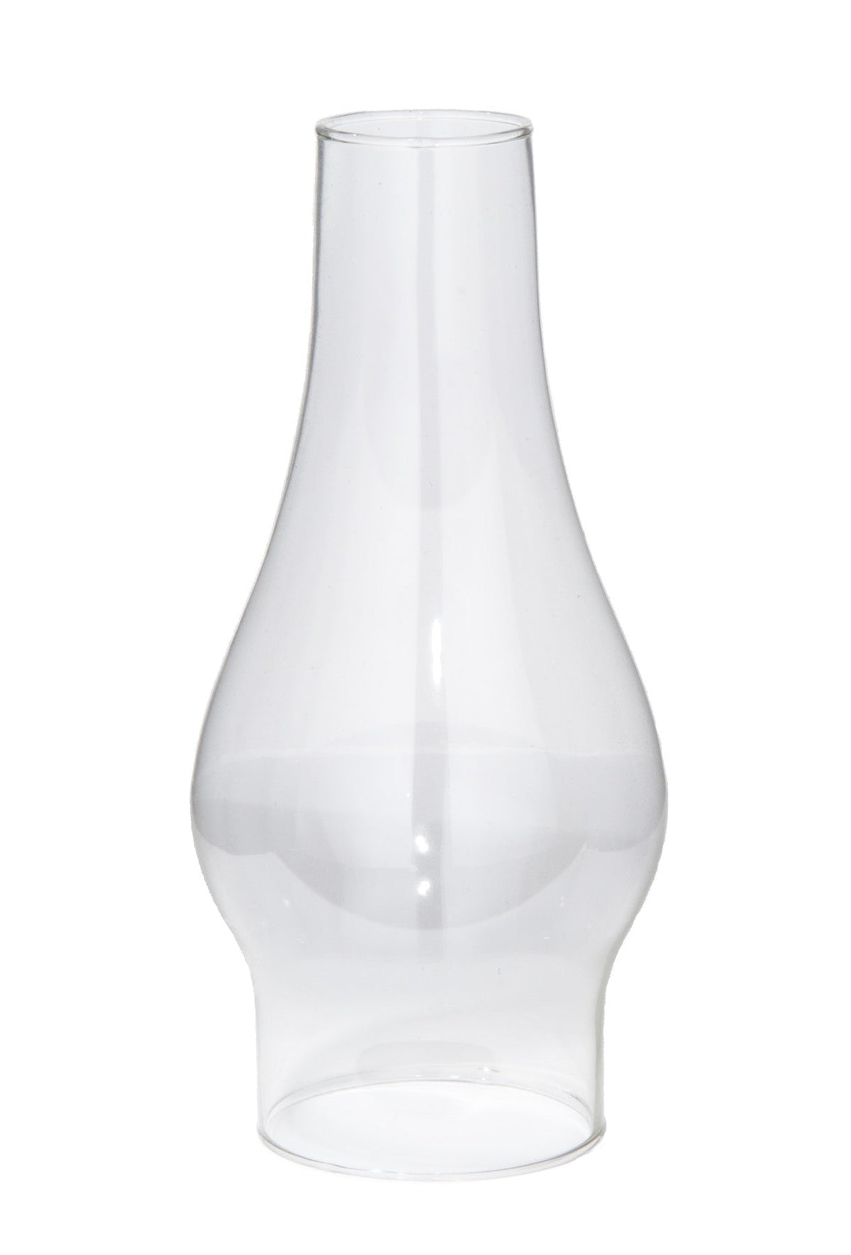 Glass Lamp Chimney, 3" Fitter, 8 1 2" Tall Clear Globe (57932) for Vintage Lamps, Replacement Glass and Lighting Repairs image 1