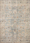 Area Rug, Revere REV 09 Light Blue Multi for Living Rooms, Bedrooms and Entryways, 2 Size Options image 1