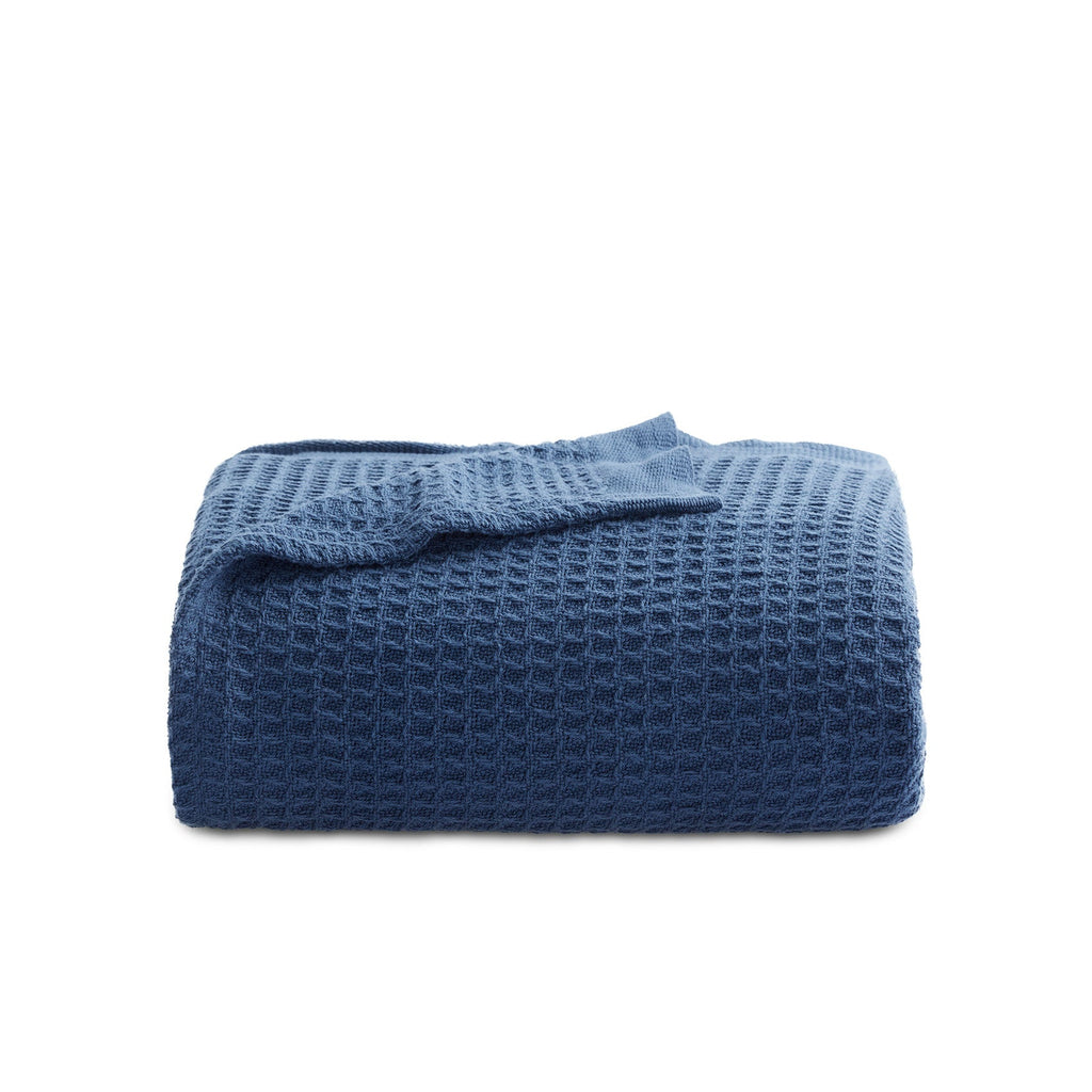 Cozy Throw Blanket, Cotton Waffle Weave, Lightweight Design, Breathable Construction for Living Rooms, Bedrooms and Everyday Lounging image 1