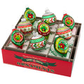 Seasonal Home Decor, Holiday Splendor 9 Count 2.5" Decorated Rounds for Mantels, Tables and Seasonal Decorating image 1
