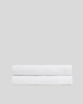 Fitted Sheet, Linen (White) for Bedroom Comfort, Bed Layering and Everyday Sleep, 4 Size Options image 1
