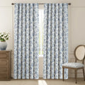 Window Curtain, Botanical Vine Brushstroke Curtains (2 Panels) for Bedrooms, Living Rooms and Home Privacy, 8 Sizes and 5 Colors image 1
