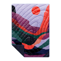 Cozy Throw Blanket, Original Puffy Valley Dusk for Living Rooms, Bedrooms and Everyday Lounging image 1
