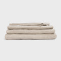 Bed Sheet Set, Natural Linen 4 Piece Linen Twin, Full, Queen for Everyday Bedroom Comfort and Guest Rooms, 6 Size Options image 1