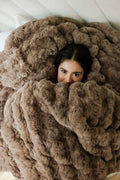 Cozy Throw Blanket, Ultra Sorbet Gingersnap for Living Rooms, Bedrooms and Everyday Lounging, 4 Size Options image 1