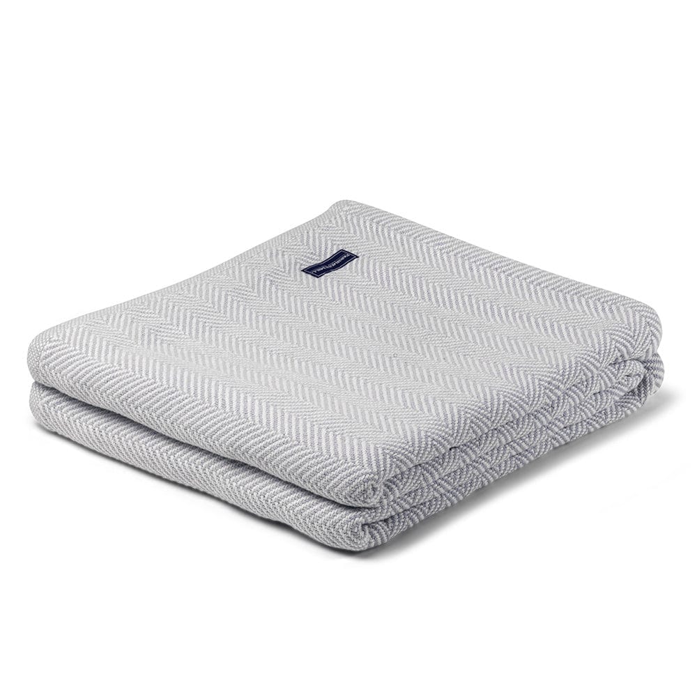 Cozy Throw Blanket, Penobscot Cotton Dove Gray for Living Rooms, Bedrooms and Everyday Lounging, 4 Size Options image 1