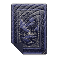 Puffy Blanket, Original Midnight Mesa Bandana, Weather-Resistant Shell for Outdoor Seating, Travel and Camping Comfort image 1