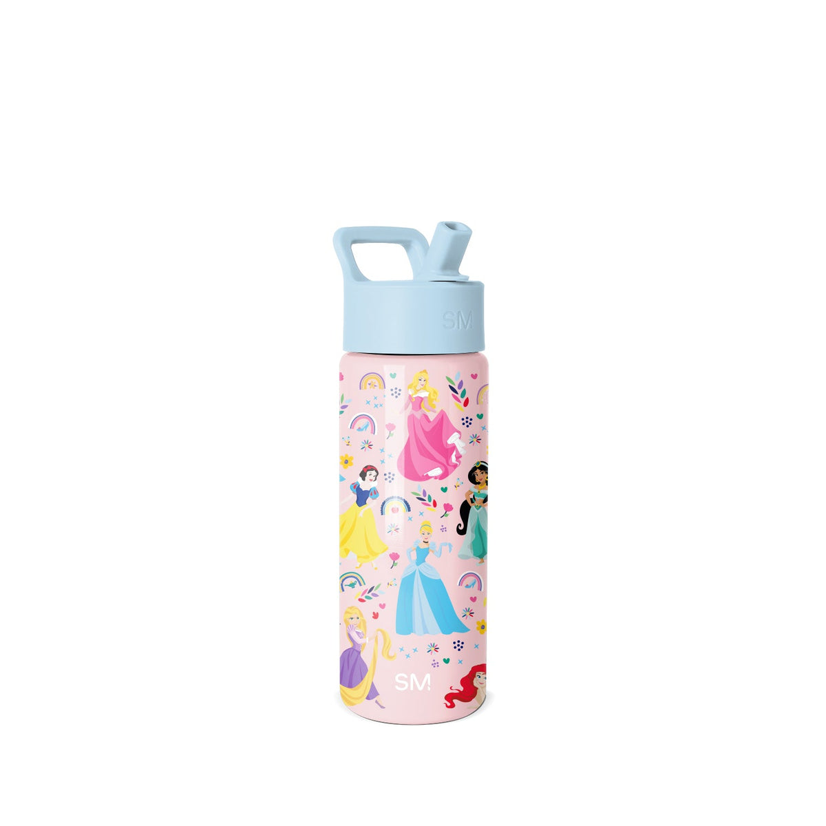 Reusable Drink Bottle, Summit Kids Water with Straw Lid, Stainless Steel Construction for Work, Travel and Everyday Hydration image 1
