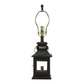 Home Lighting, Iron Lantern Lamp Black for Bedrooms, Living Rooms and Reading Corners, Designed for Everyday Home Use image 1