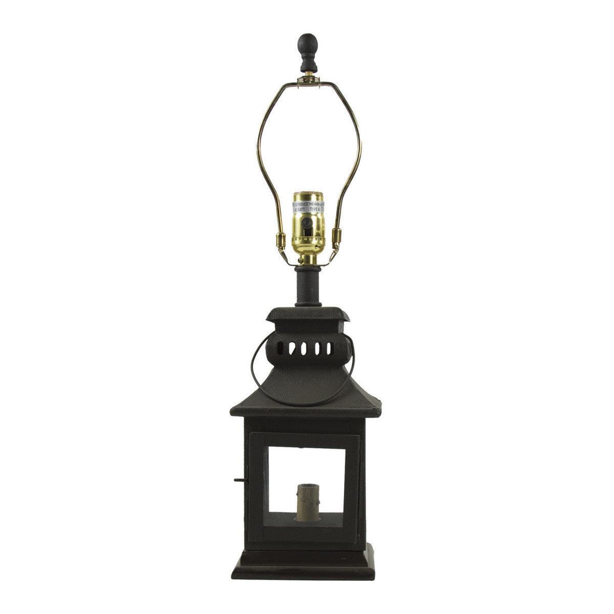 Home Lighting, Iron Lantern Lamp Black for Bedrooms, Living Rooms and Reading Corners, Designed for Everyday Home Use image 1