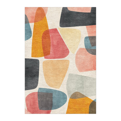 Area Rug, Tabitha Multicolor for Hallways, Dining Spaces and Home Decor, 10 Size Options, Designed for Living Rooms, Bedrooms and Entryways image 1