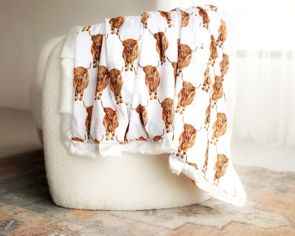 Cozy Throw Blanket, Highland Cow for Living Rooms, Bedrooms and Everyday Lounging, 6 Size Options image 1