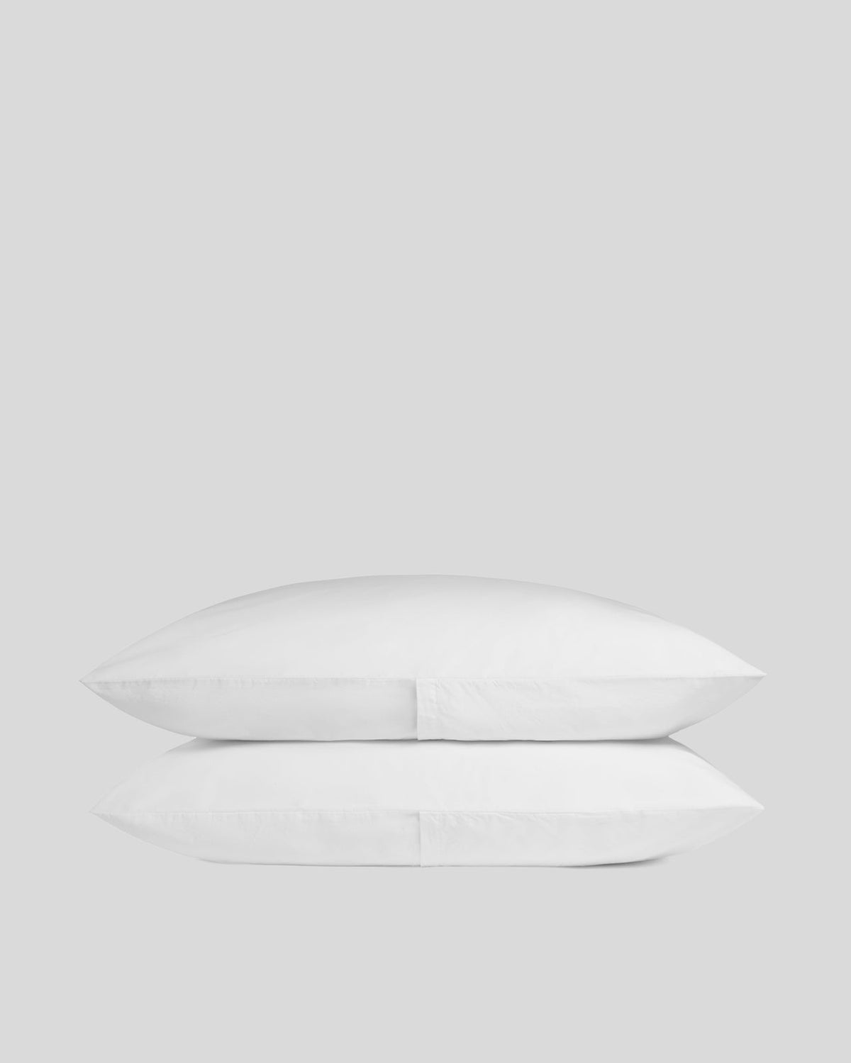 Pillowcase Set, Brushed Cotton (White) for Guest Rooms and Daily Bedroom Comfort, 2 Size Options image 1
