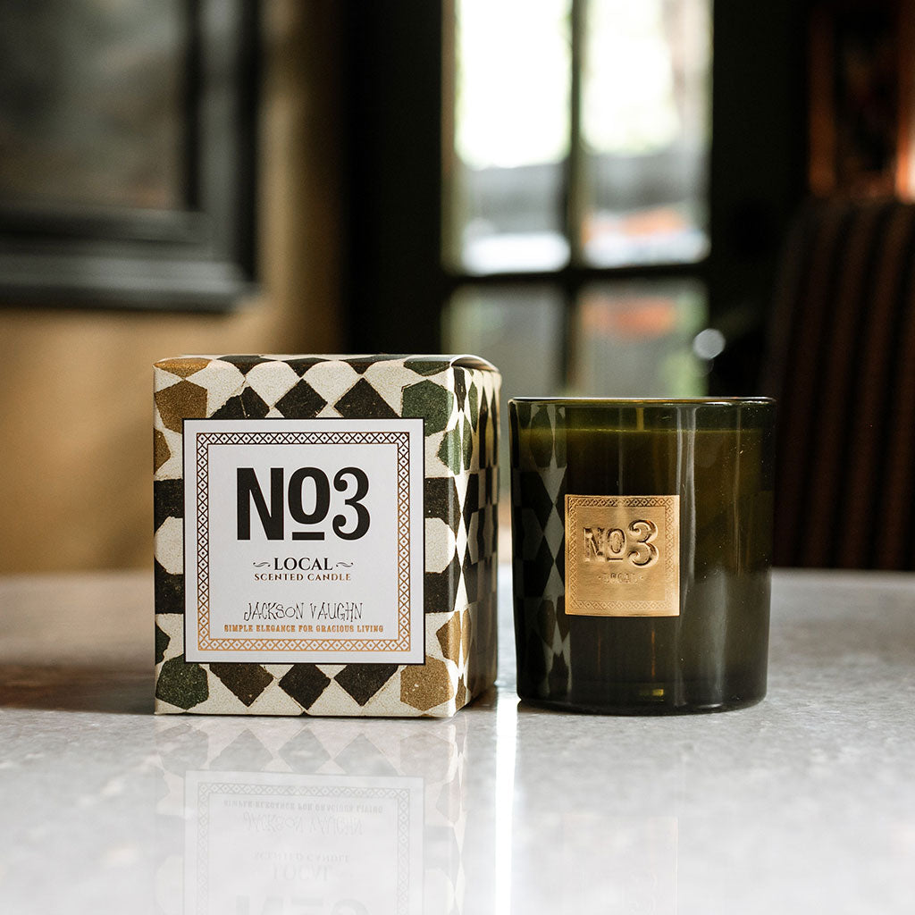 Decorative Candle, No. 3 Local for Living Rooms, Bedrooms and Relaxing Evenings, Designed for Entryways, Mantels and Everyday Home Ambience image 1