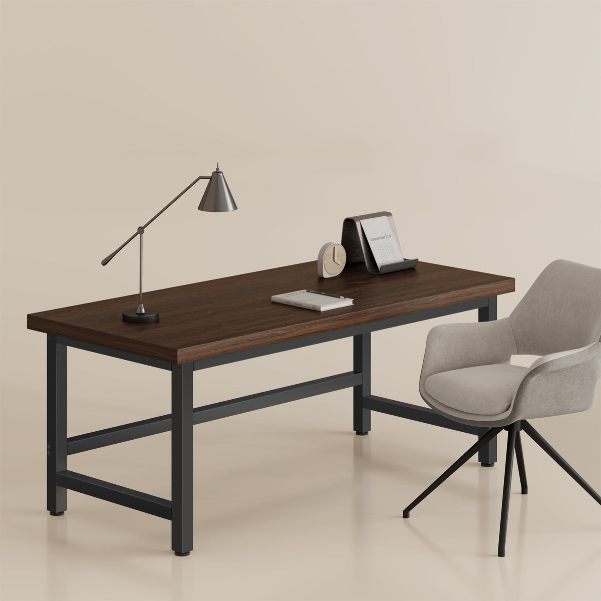 Computer Desk, Steelstride 47''&61'' Ergonomic Office for Home Offices, Computer Work and Study Spaces, 2 Size Options image 1