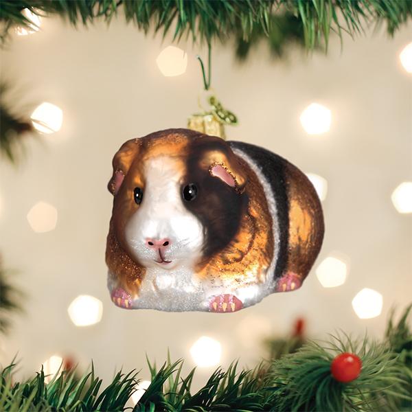 Seasonal Home Decor, Guinea Pig Ornament for Holiday Displays, Shelves and Festive Rooms, Designed for Everyday Home Use image 1