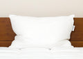 Bed Pillow, White Duck Down & Feather 75% Feather 25% Down, Machine-Washable Care for Sleeping, Reading and Bedroom Comfort, 3 Size Options image 1