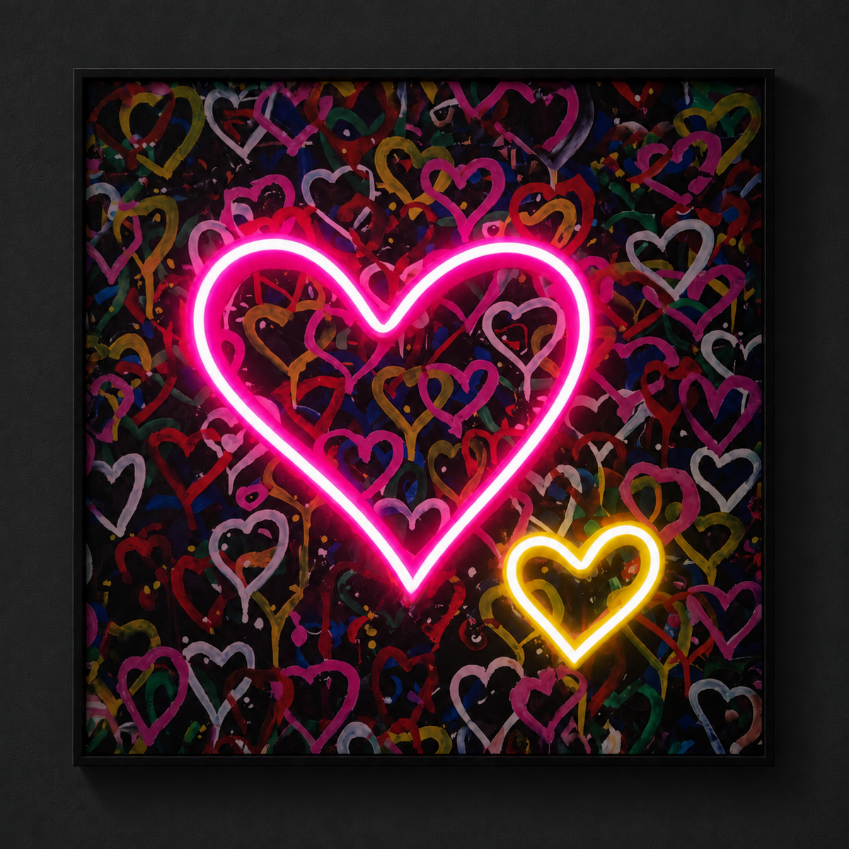 Wall Art Print, Defiant Affection for Gallery Walls and Modern Room Decor, 2 Size Options, Designed for Everyday Home Use image 1