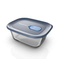 Food Storage Container, Voila Glass Rectangular Small for Meal Prep, Leftovers and Kitchen Organization image 1