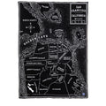 Cozy Throw Blanket, San Francisco Map Wool, Hypoallergenic Comfort for Sofas, Beds and Relaxing at Home image 1