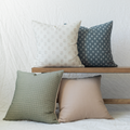 Decorative Pillow Cover Set, Henley 4 Pack 18" 22", Machine-Washable Care for Bedroom Styling and Living Room Decor image 1