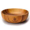 Large Acacia Wood Bowl image 1