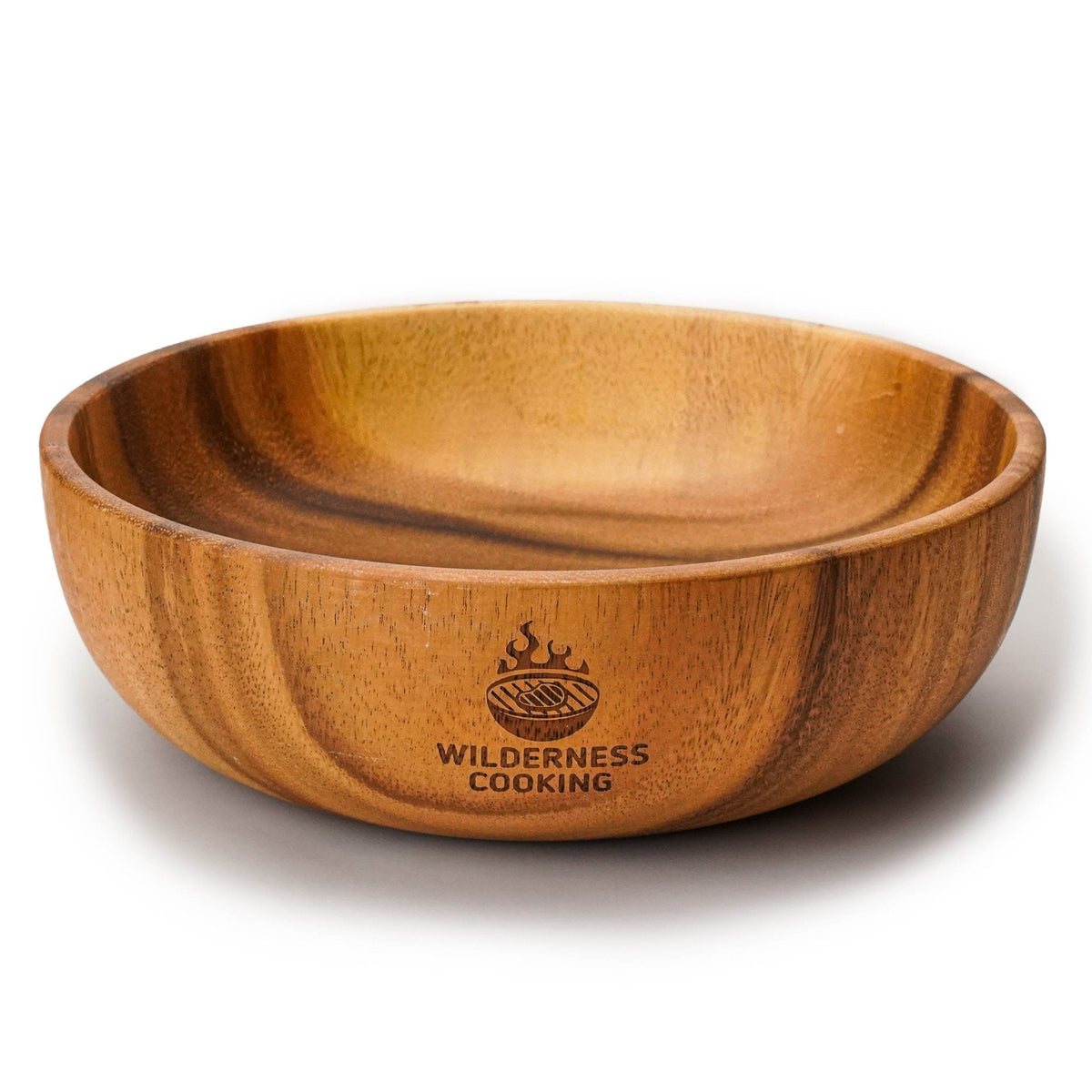 Large Acacia Wood Bowl image 1