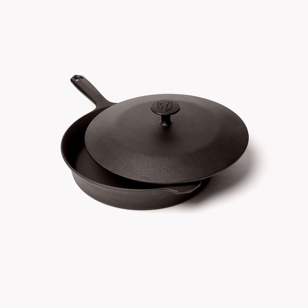 Fry Pan, No.8 Skillet & Lid Set for Stovetop Cooking, Family Meals and Daily Kitchen Use, Designed for Everyday Home Use image 1