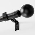 Window Curtain, Classic Ball Finial Rod, Stainless Steel Construction, Adjustable Design for Windows, Room Styling and Everyday Privacy image 1
