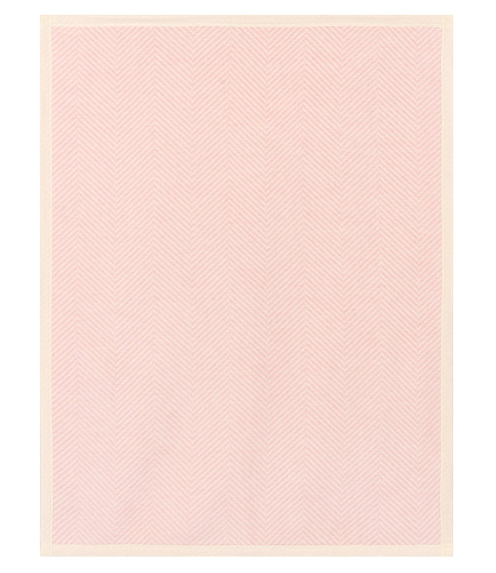 Cozy Throw Blanket, Harborview Herringbone Ballet Pink Mini for Living Rooms, Bedrooms and Everyday Lounging image 1