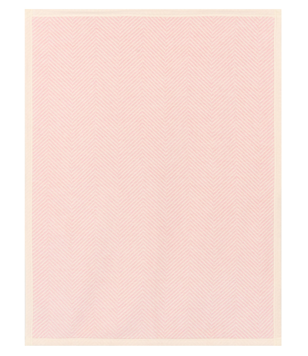 Cozy Throw Blanket, Harborview Herringbone Ballet Pink Mini for Living Rooms, Bedrooms and Everyday Lounging image 1