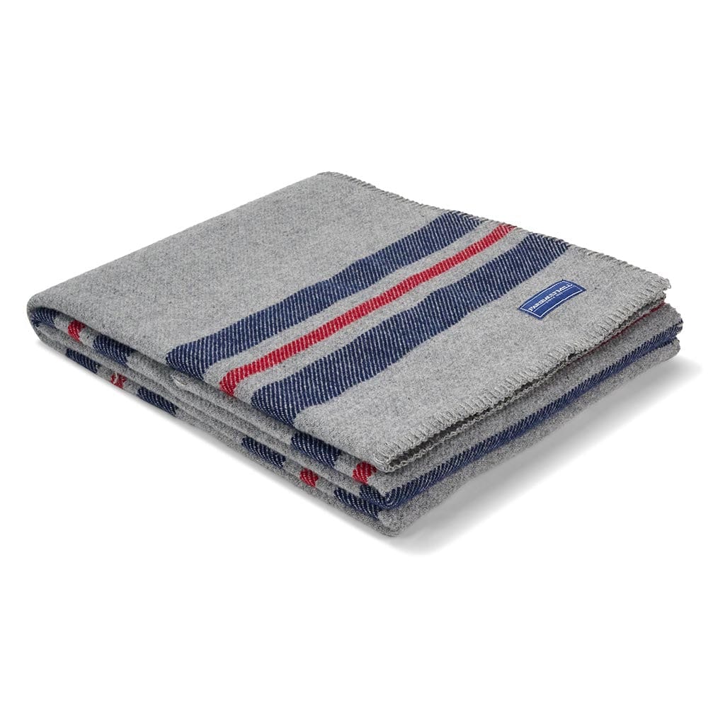 Cozy Throw Blanket, Cabin Wool Heather Gray for Living Rooms, Bedrooms and Everyday Lounging image 1