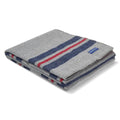 Cozy Throw Blanket, Cabin Wool Heather Gray for Living Rooms, Bedrooms and Everyday Lounging image 1