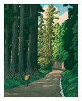 Wall Art Print, Road to Nikko for Gallery Walls and Modern Room Decor, Designed for Living Rooms, Bedrooms and Home Offices image 1