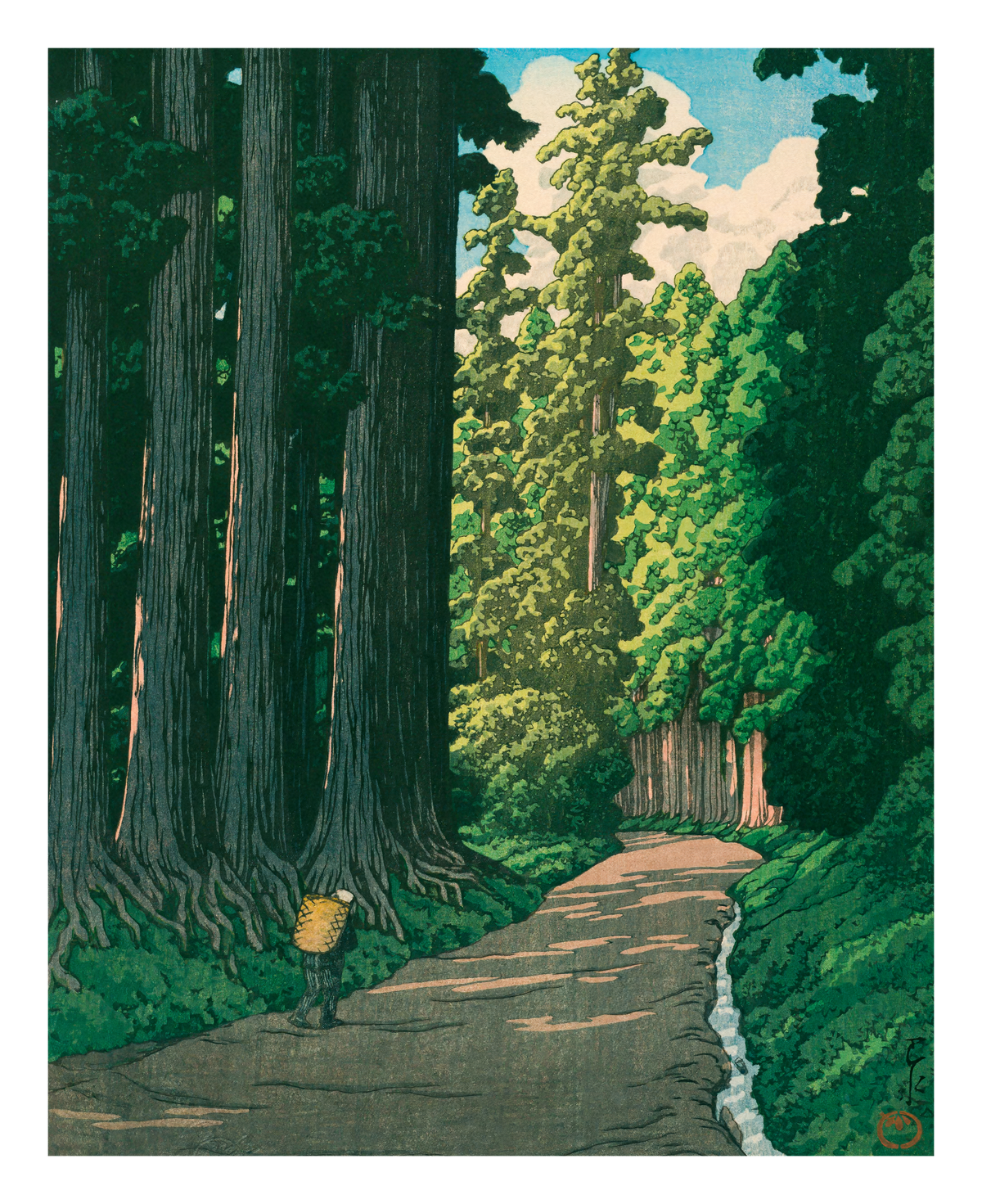 Wall Art Print, Road to Nikko for Gallery Walls and Modern Room Decor, Designed for Living Rooms, Bedrooms and Home Offices image 1