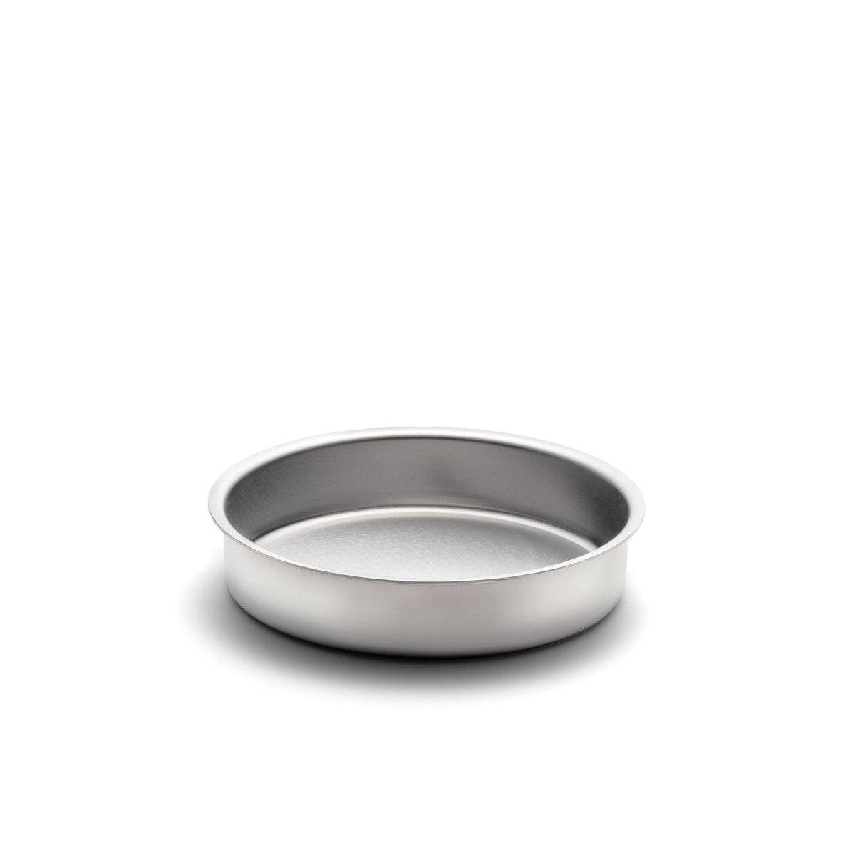 Stainless Steel Cake Pan, 9" Round with No Handles, Stainless Steel Construction for Layer Cakes, Desserts and Everyday Oven Baking image 1