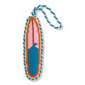 Seasonal Home Decor, Needlepoint Icon Ornament Surfboard for Holiday Displays, Shelves and Festive Rooms image 1