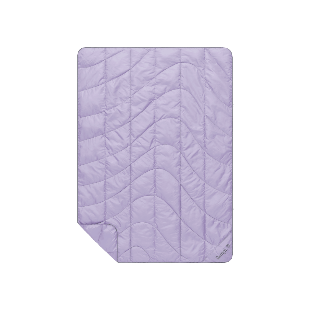 Puffy Blanket, Travel Lavender for Outdoor Seating, Travel and Camping Comfort, Designed for Camping, Cabins and Outdoor Relaxation image 1