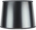 Lamp Shade, 14"W x 10"H Black Parchment Gold Lined Drum for Lamp Replacement, Reading Corners and Living Spaces image 1