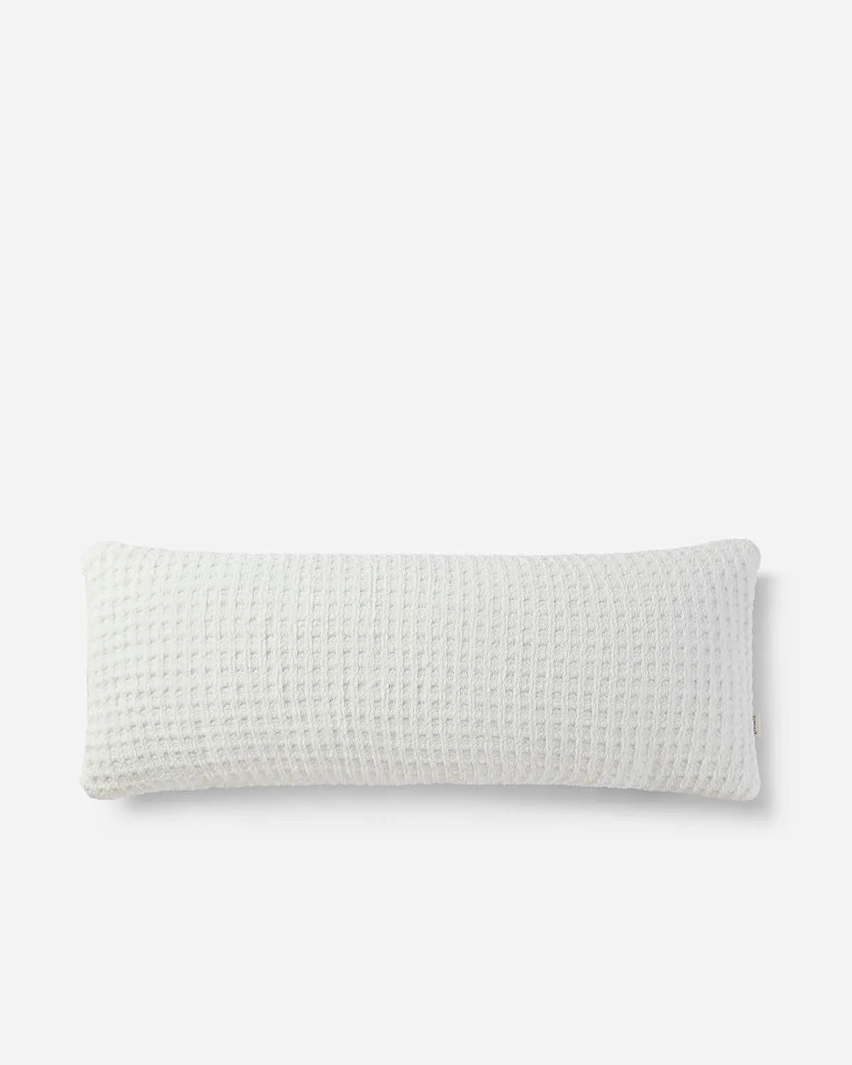 Bed Pillow, Snug Waffle Lumbar for Everyday Sleep and Guest Room Bedding, 3 Color Options, Designed for Everyday Home Use image 1