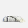 Cozy Throw Blanket, Striped Lambswool for Sofas, Beds and Relaxing at Home, 5 Color Options image 1