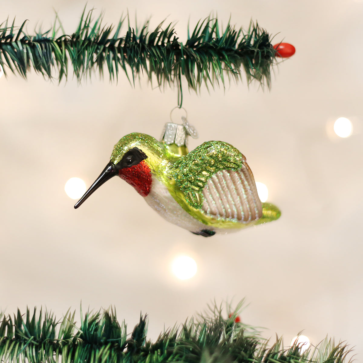 Seasonal Home Decor, Hummingbird Ornament for Mantels, Tables and Seasonal Decorating, Designed for Everyday Home Use image 1