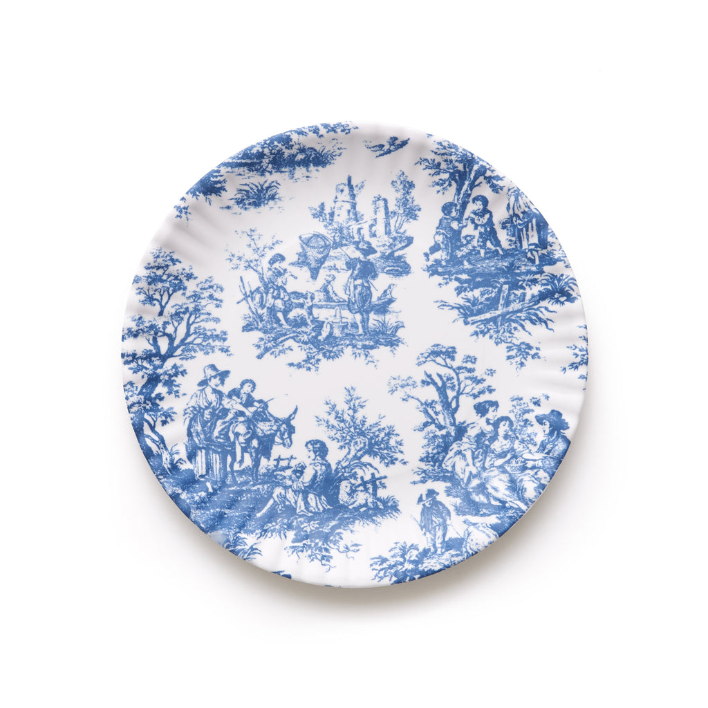 Dinnerware, Mixed Floral Melamine Plate Set II for Everyday Meals and Table Settings, Designed for Family Dining, Serving and Entertaining image 1